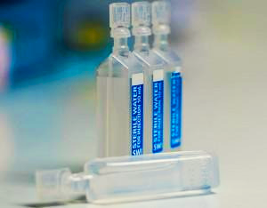Steriles Wasser für Injektionszwecke